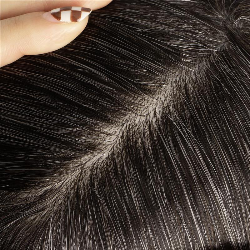 Natural Looking injection Skin men hair pieces