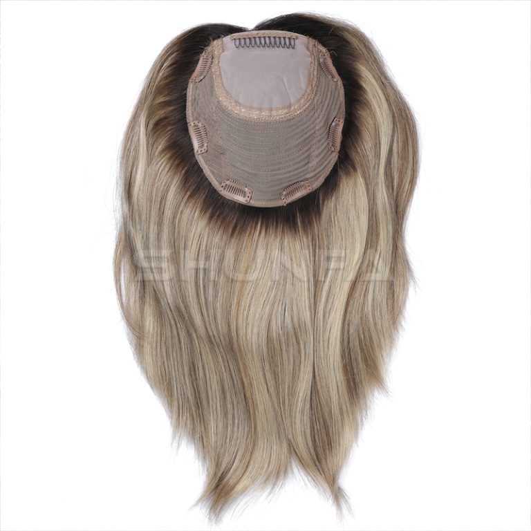 DAVI color human hair virgin hair topper