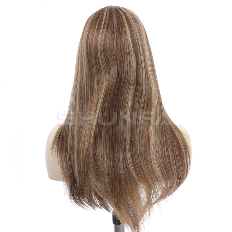 Half hand tied mono top wig for women with wholesale price