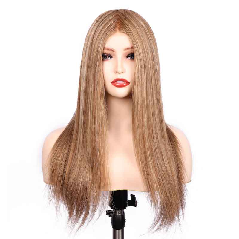 Long-and-blonde-color-mono-wig