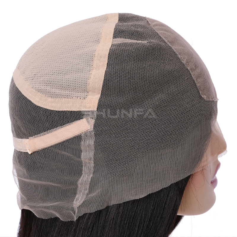 Silk top design mimics the appearance of a real scalp.