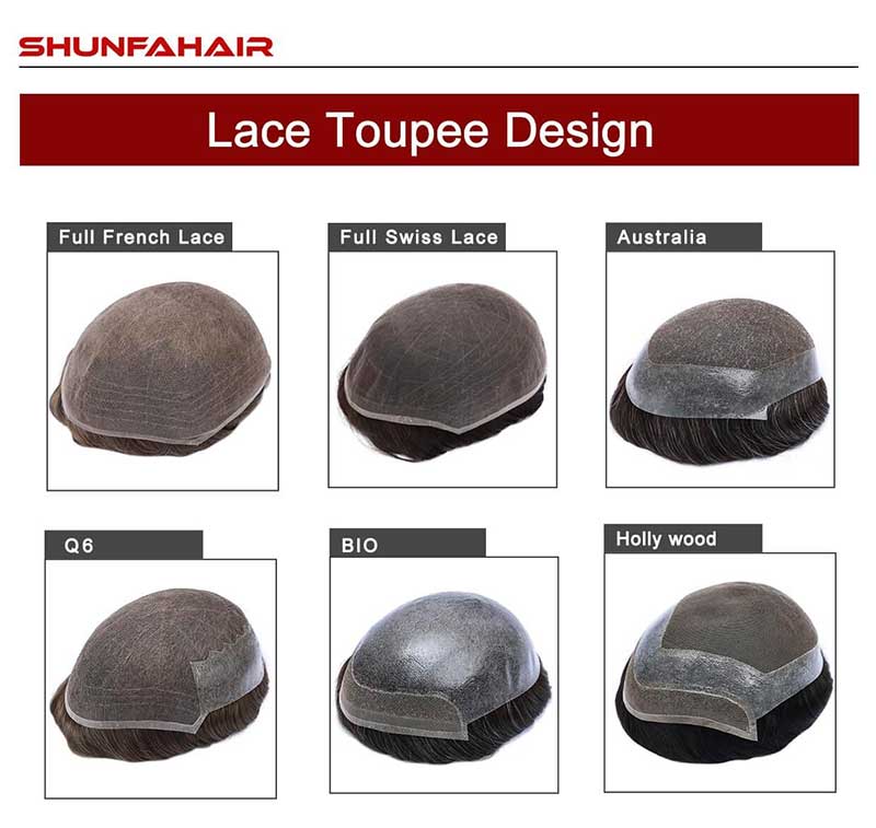 Wholesale Lace Hair System for Men from Toupee Manufacture in China2