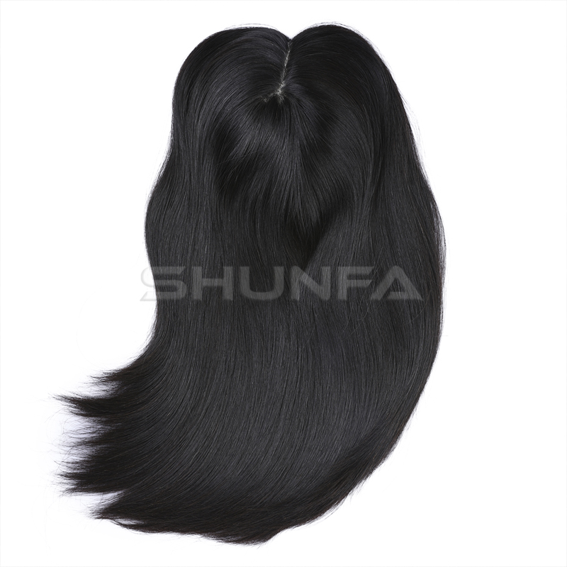 cheap price natural color human hair topper