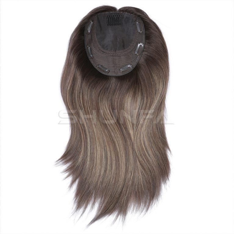 Soft silk topper 100% human virgin hair Kosher topper