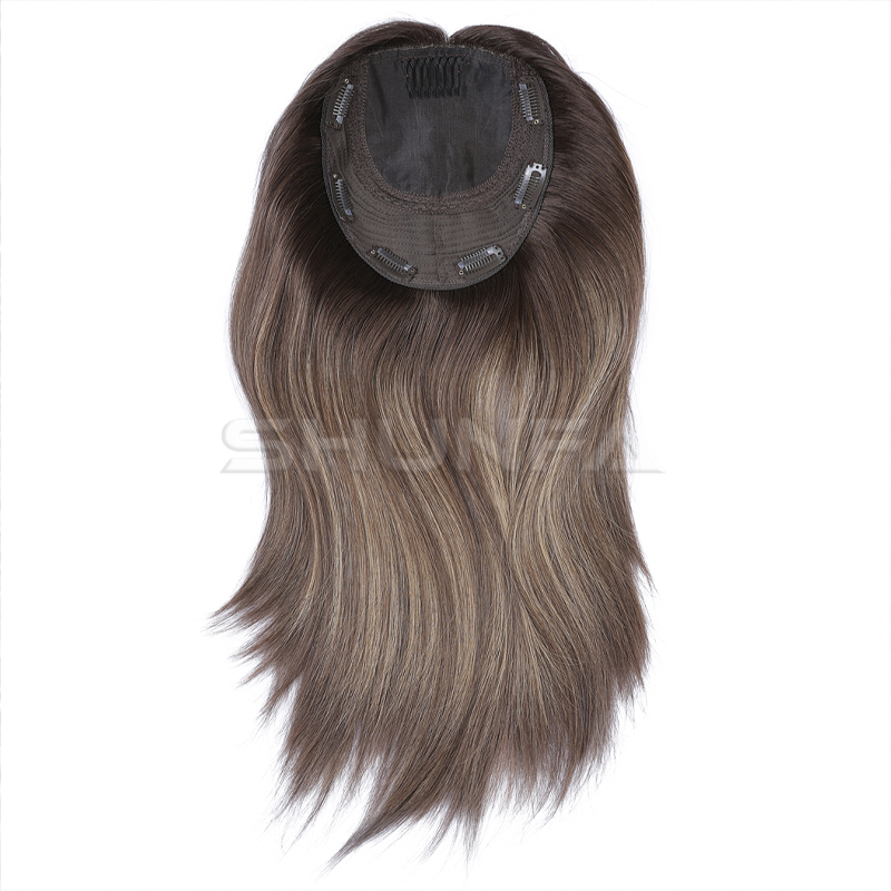 Soft silk topper 100 human virgin hair Kosher topper