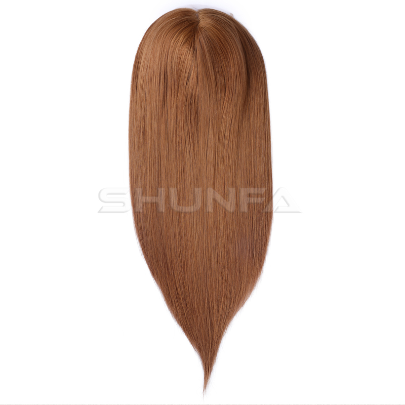 Beautiful light brown long hair topper