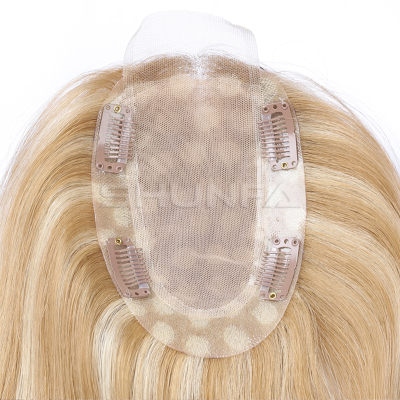 Clip In Lace Topper Human Hair Factory from China