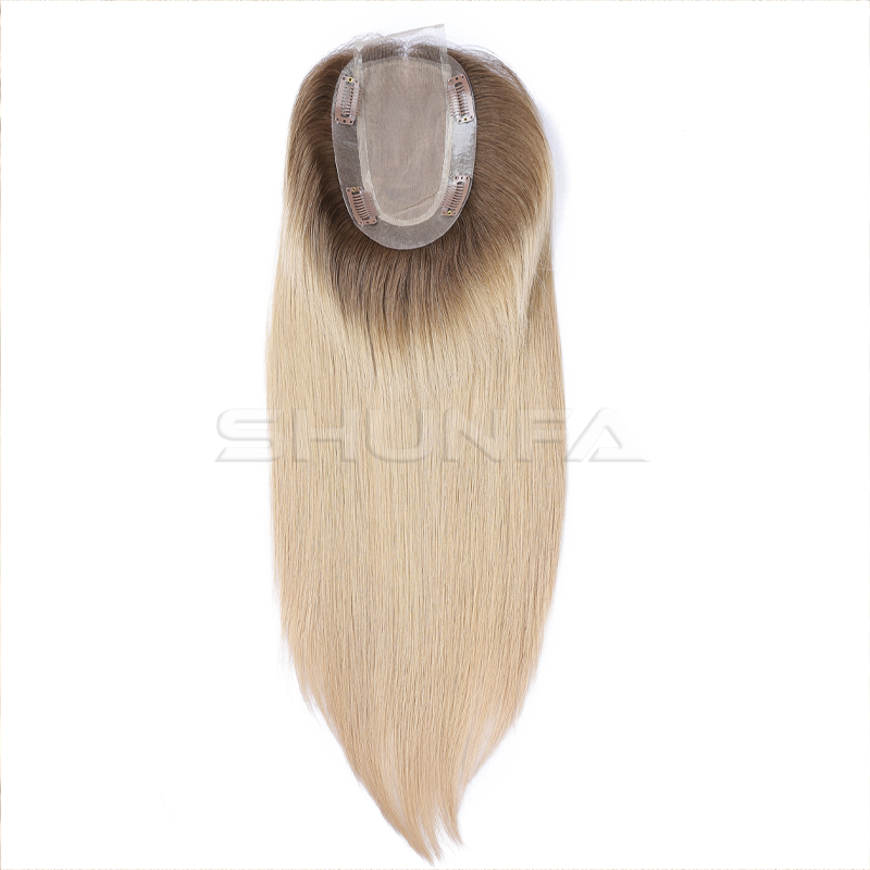 Virgin Straight Human Hair Silk Topper from Hair Fctory